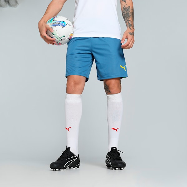 Neymar JR "BNA" Men's Football Shorts, Blue Horizon-Pelé Yellow, extralarge-IND